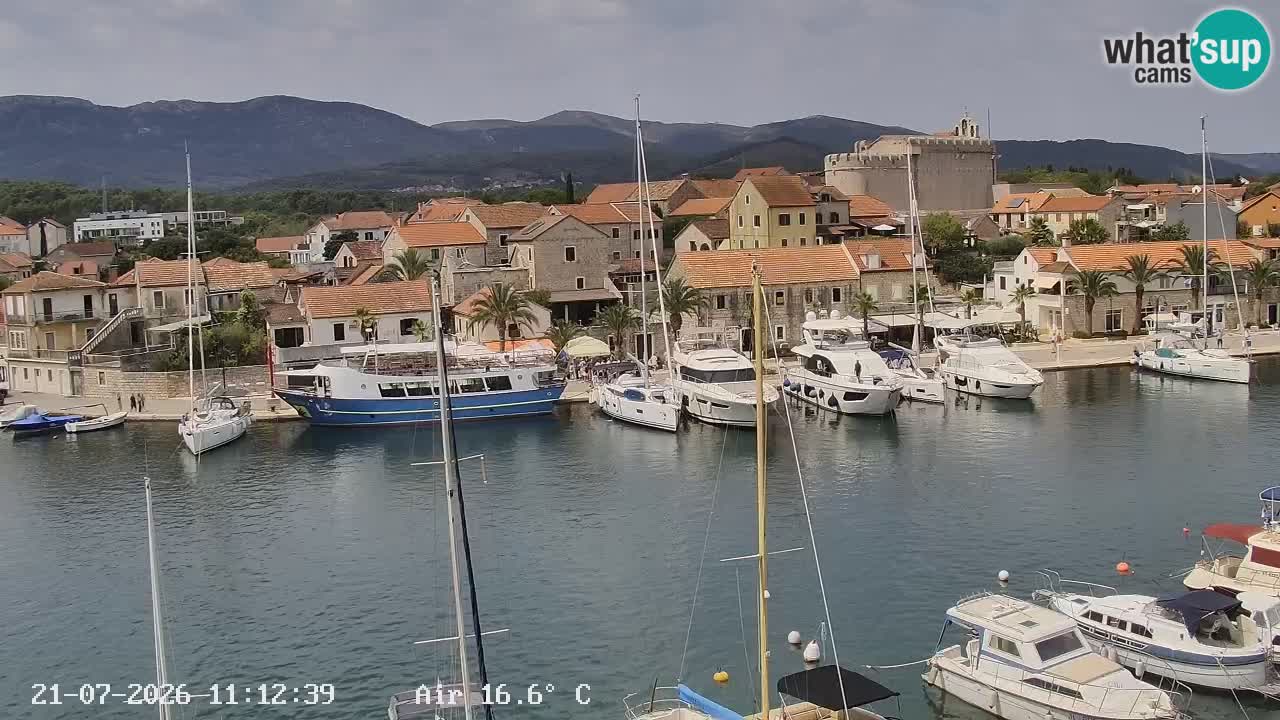 Web kamera Hvar Vrboska marina | otok Hvar | Dalmacija