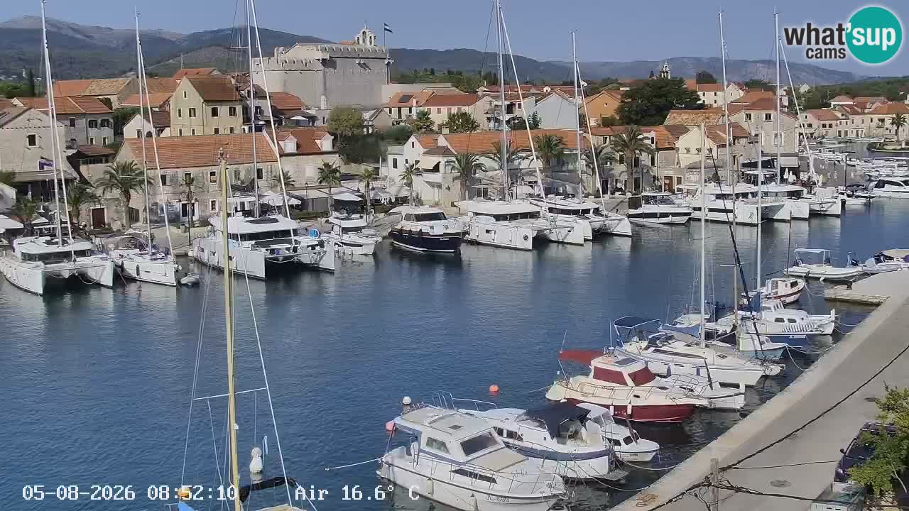 Livecam Hvar Vrboska marina | Île de Hvar | Dalmatia