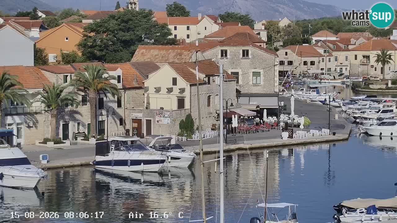 Livecam Vrboska marina | Hvar island | Dalmatia
