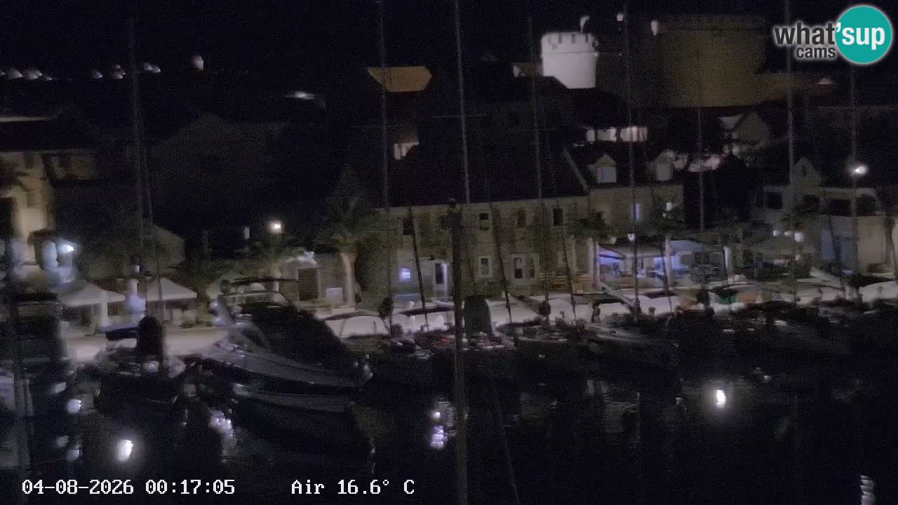 Webcam Vrboska marina | Hvar Insel | Dalmatien