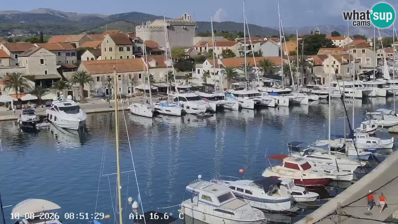 Webcam Hvar Vrboska marina | Dalmazia