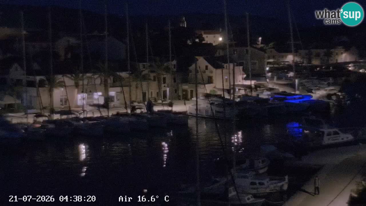 Livecam Hvar Vrboska marina | Île de Hvar | Dalmatia
