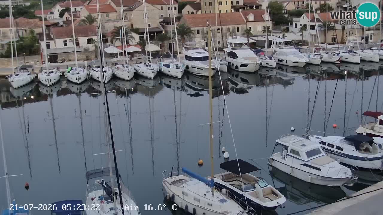 Livecam Vrboska marina | Hvar island | Dalmatia