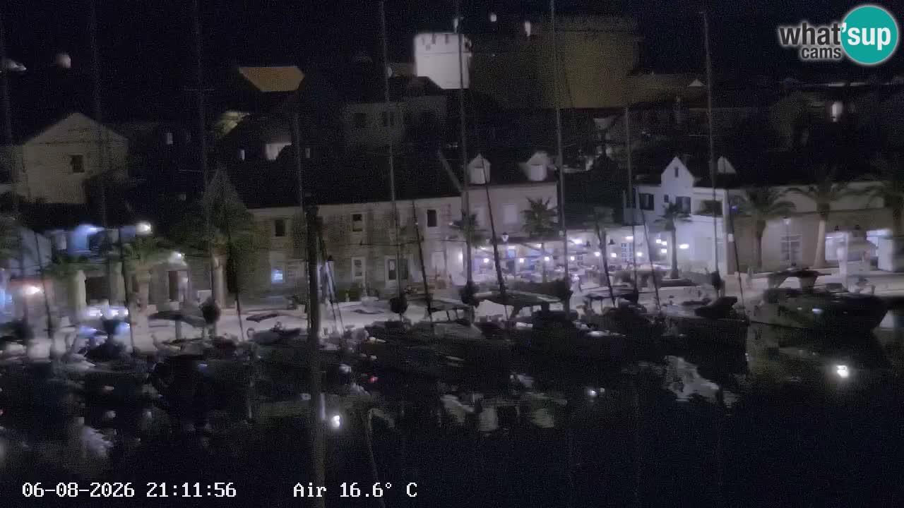 Webcam Vrboska marina | Hvar Insel | Dalmatien