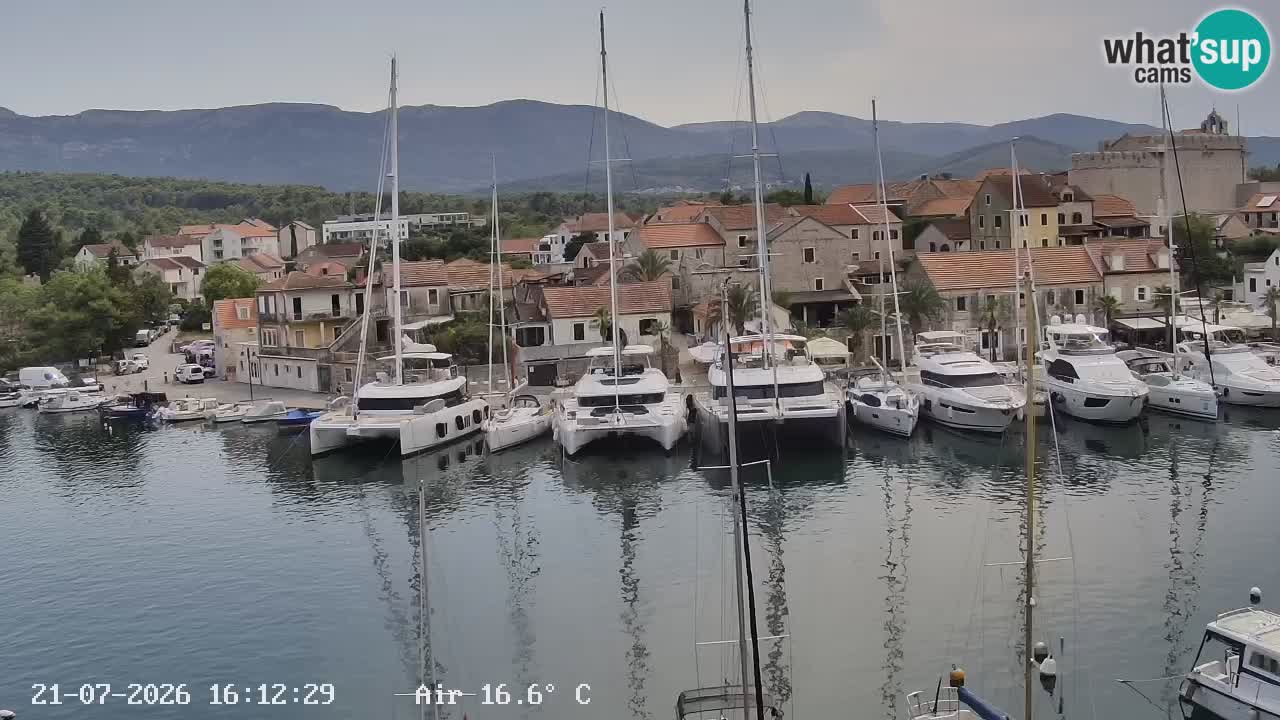 Livecam Hvar Vrboska marina | Île de Hvar | Dalmatia