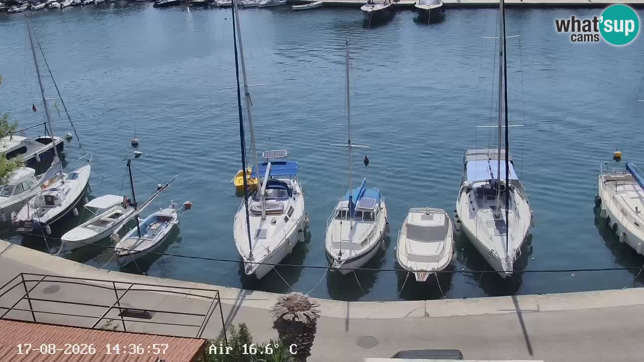 Webcam Vrboska marina | Hvar Insel | Dalmatien