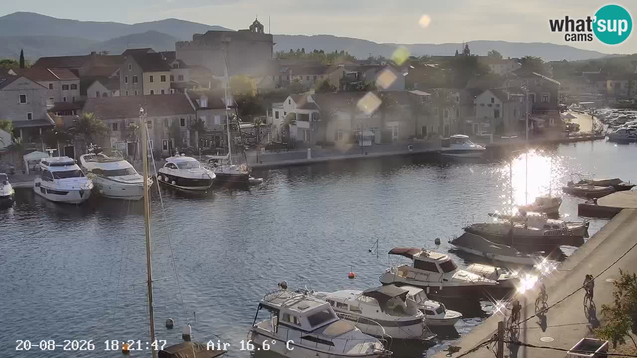 Webcam Vrboska marina | Hvar Insel | Dalmatien