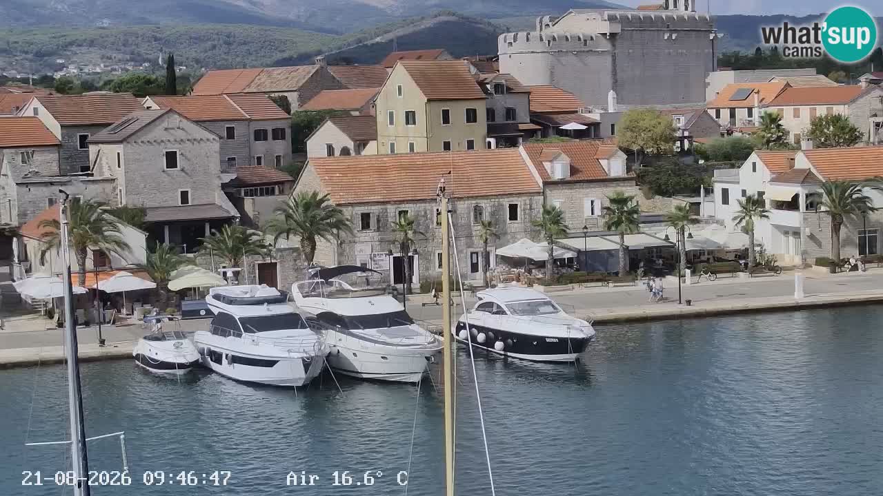 Livecam Hvar Vrboska marina | Île de Hvar | Dalmatia