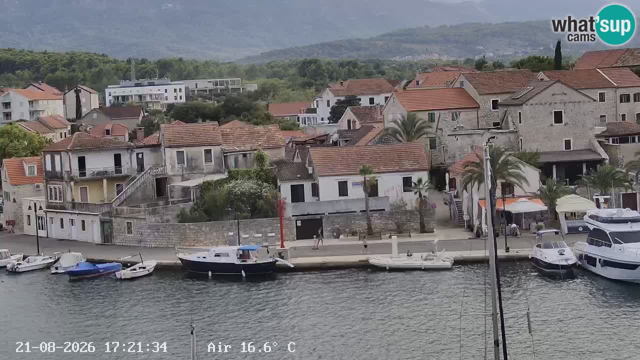 Livecam Hvar Vrboska marina | Île de Hvar | Dalmatia