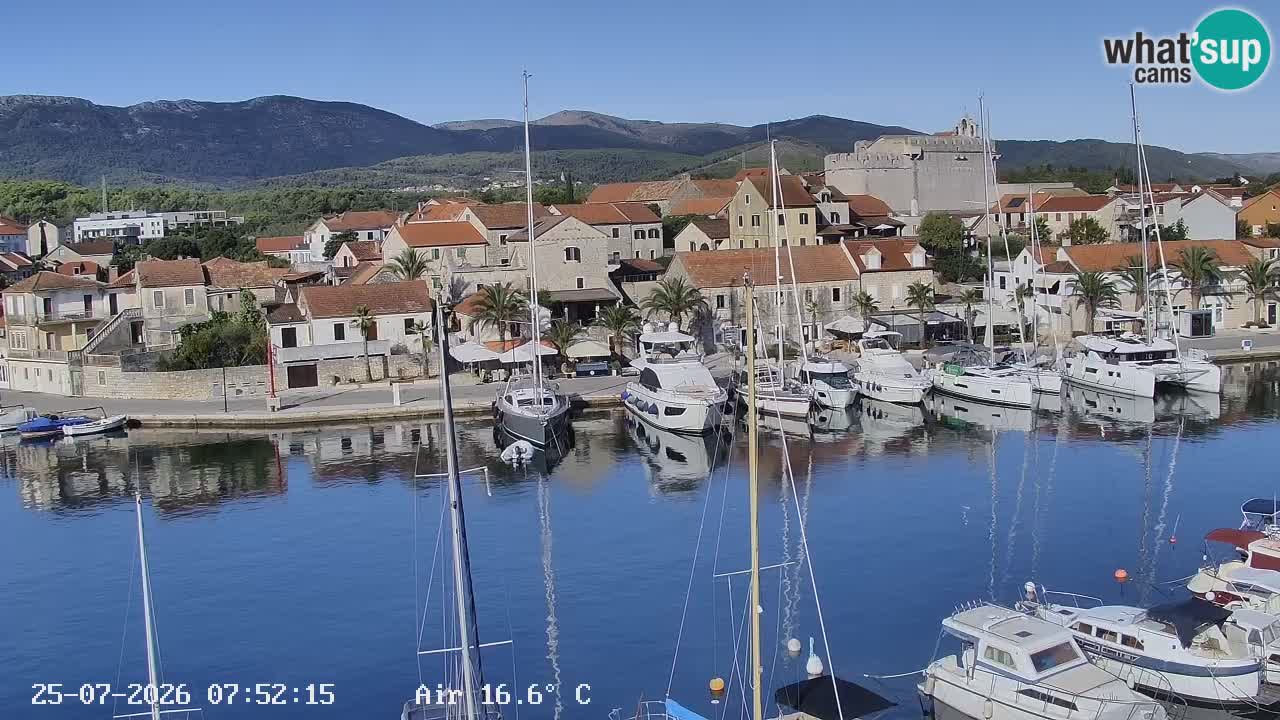 Webcam Hvar Vrboska marina | Dalmazia