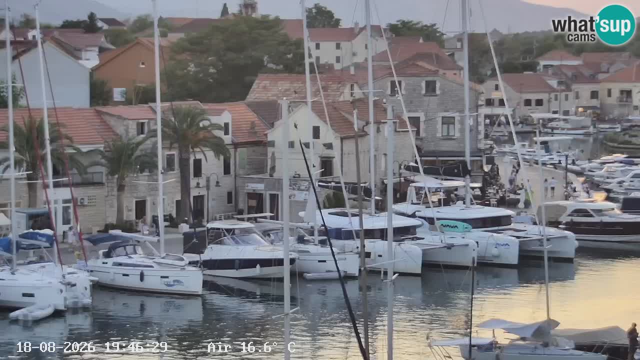 Webcam Hvar Vrboska marina | Dalmazia