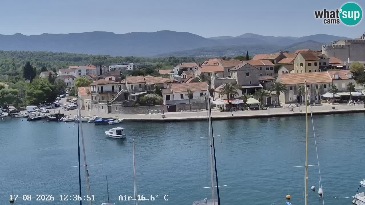 Livecam Hvar Vrboska marina | Île de Hvar | Dalmatia
