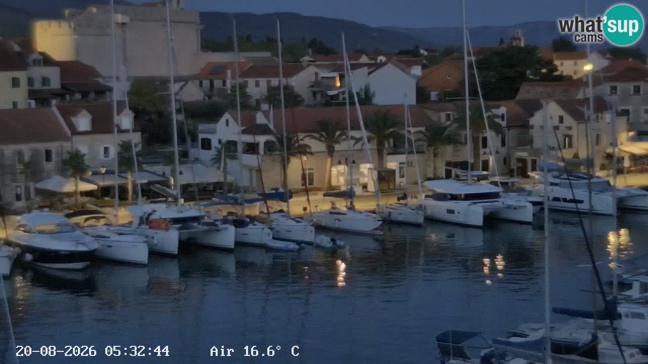 Livecam Hvar Vrboska marina | Île de Hvar | Dalmatia
