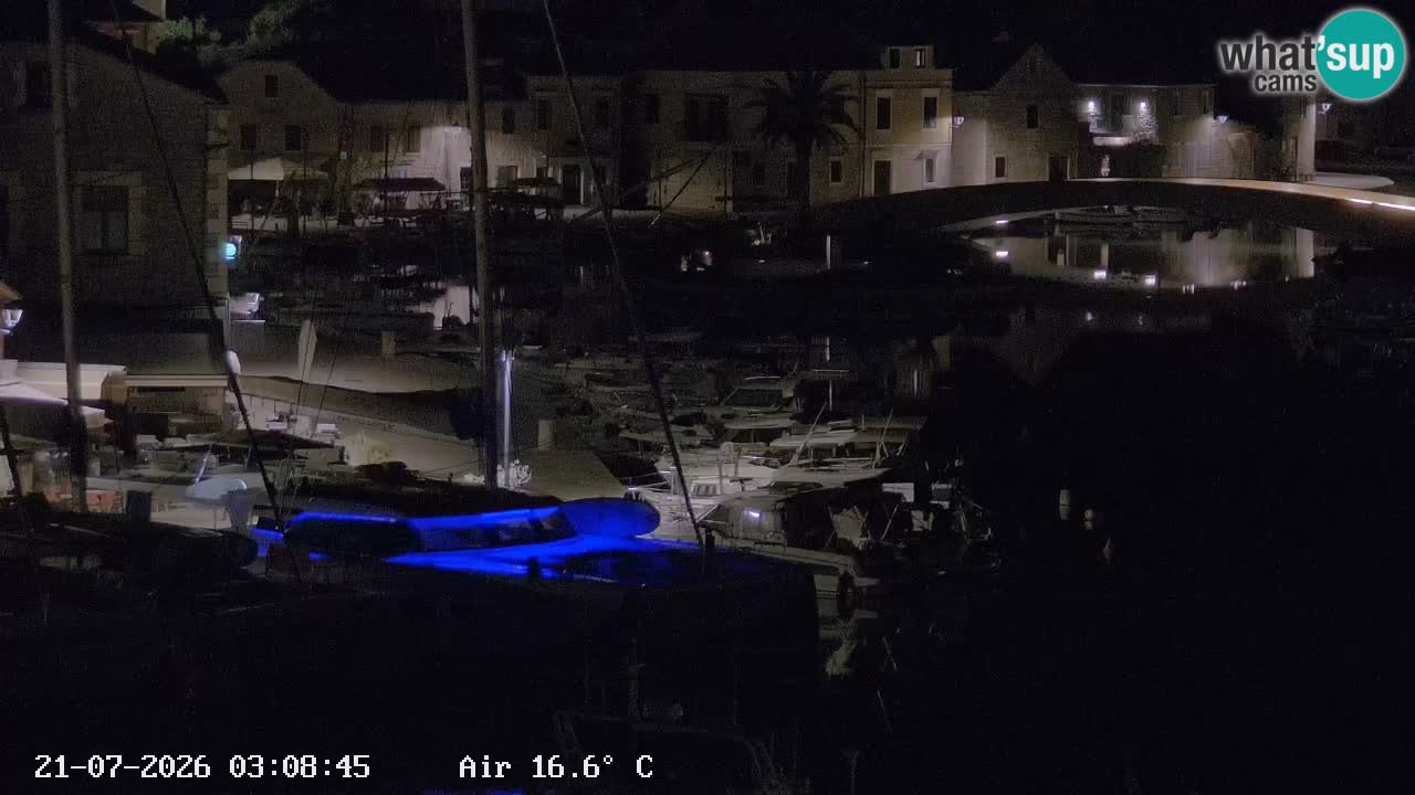 Webcam Vrboska marina | Hvar Insel | Dalmatien