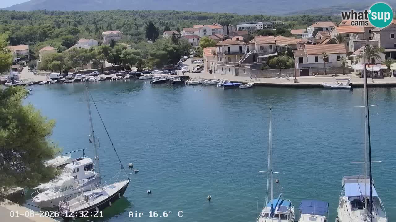 Livecam Vrboska marina | Hvar island | Dalmatia