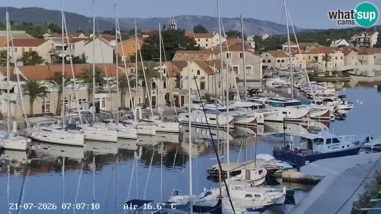 Webcam Hvar Vrboska marina | Dalmazia