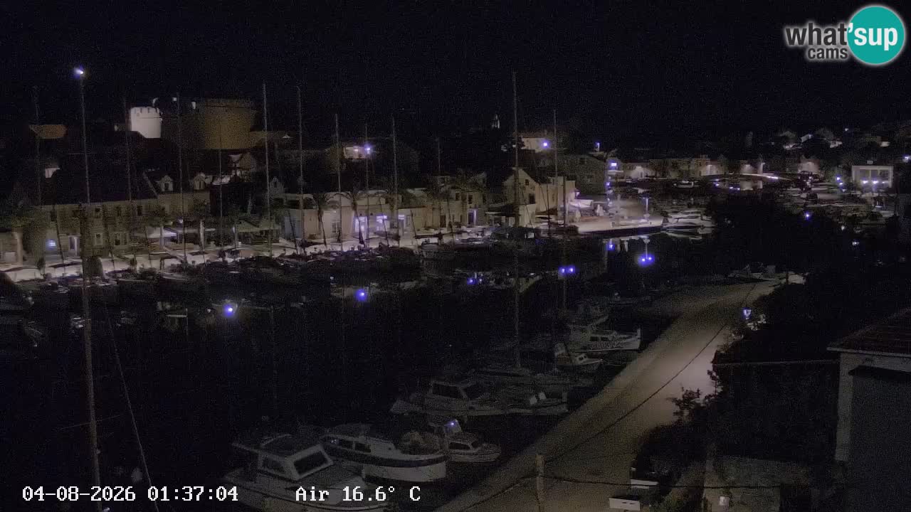 Livecam Hvar Vrboska marina | Île de Hvar | Dalmatia
