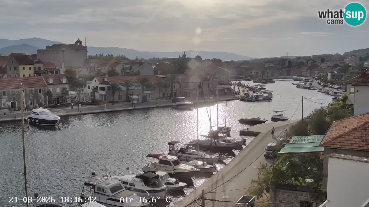 Webcam Vrboska marina | Hvar Insel | Dalmatien