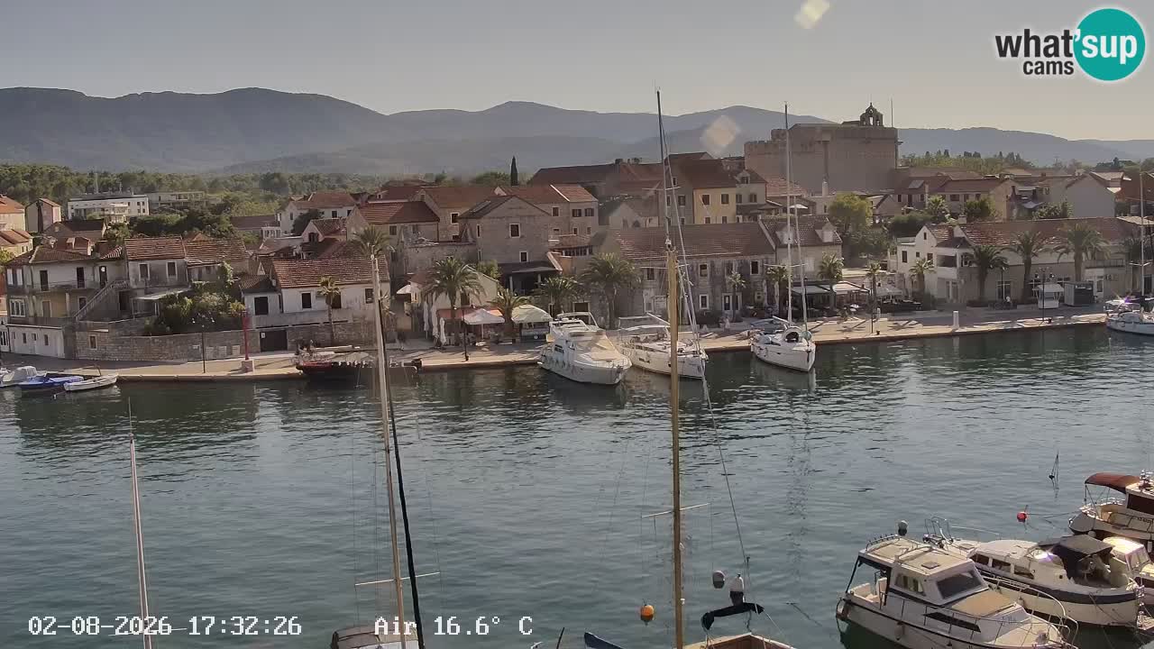 Livecam Vrboska marina | Hvar island | Dalmatia