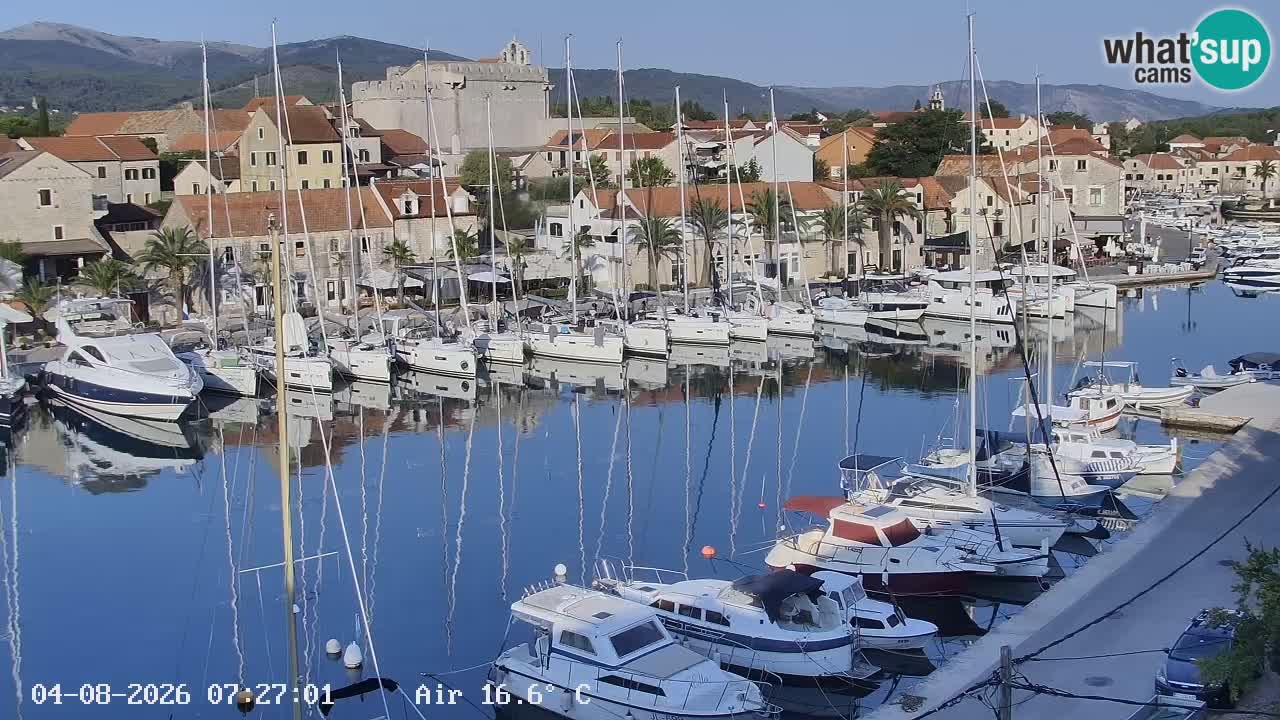 Webcam Hvar Vrboska marina | Dalmazia