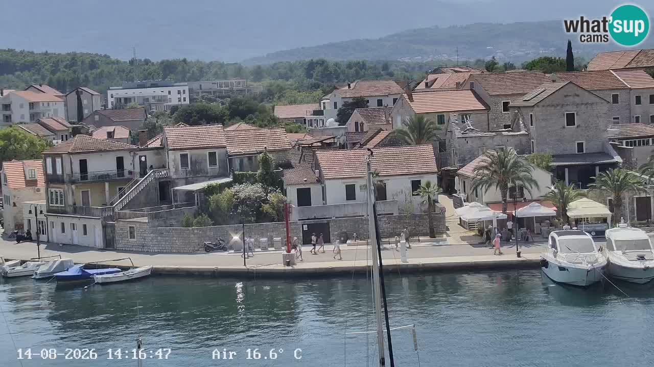 Livecam Vrboska marina | Hvar island | Dalmatia