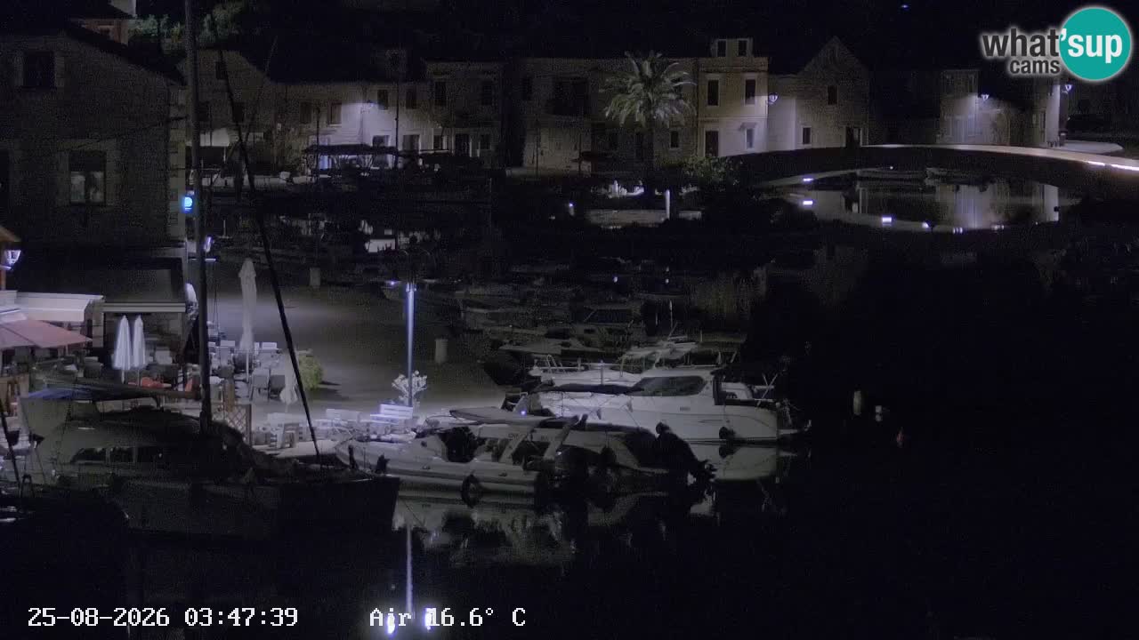 Livecam Hvar Vrboska marina | Île de Hvar | Dalmatia