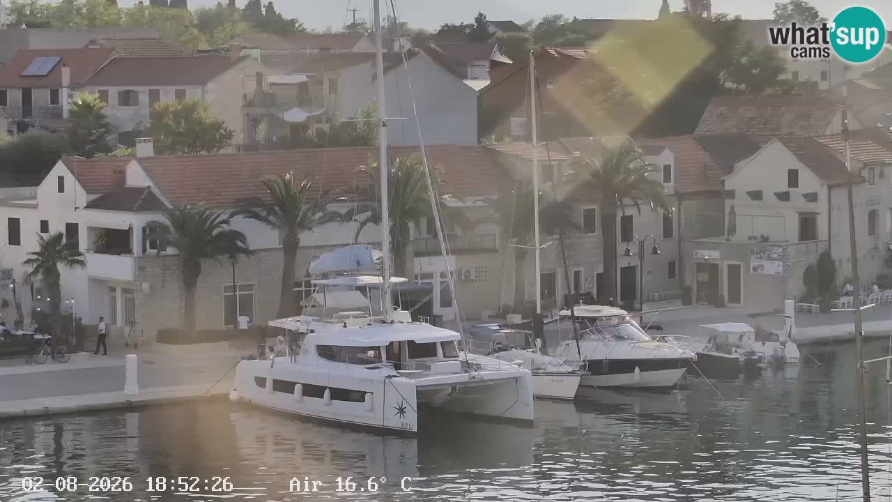 Webcam Hvar Vrboska marina | Dalmazia