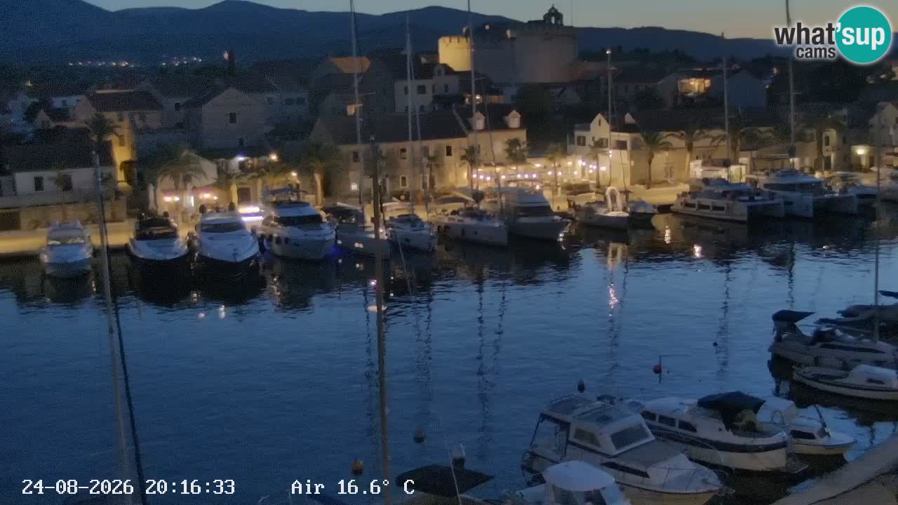 Webcam Vrboska marina | Hvar Insel | Dalmatien
