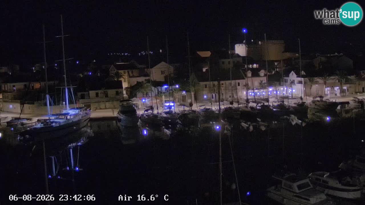 Webcam Vrboska marina | Hvar Insel | Dalmatien