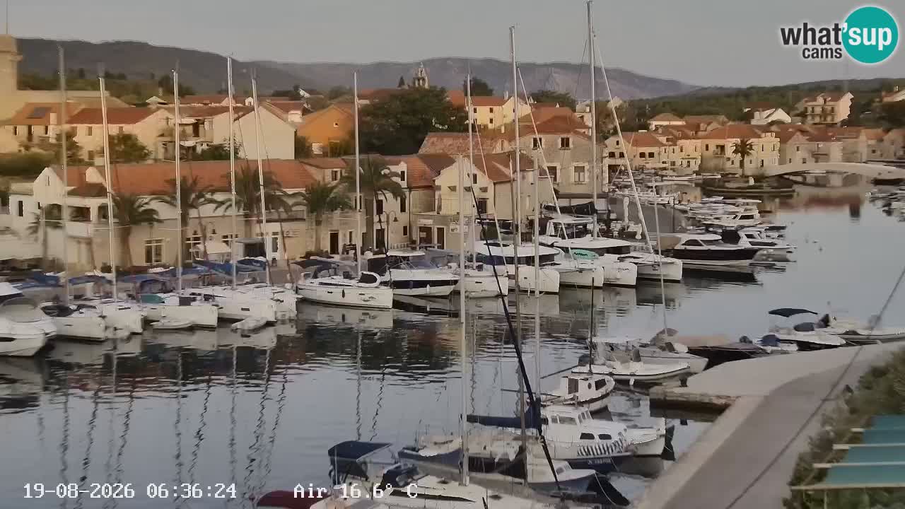 Webcam Vrboska marina | Hvar Insel | Dalmatien