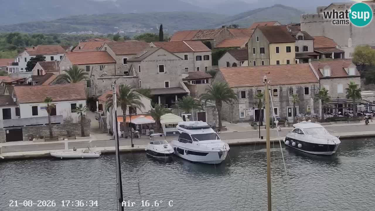 Webcam Vrboska marina | Hvar Insel | Dalmatien