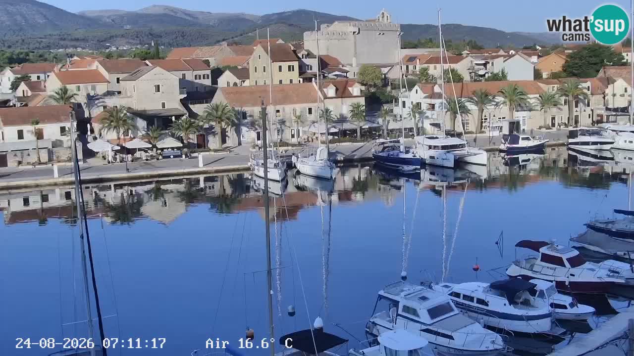 Webcam Vrboska marina | Hvar Insel | Dalmatien