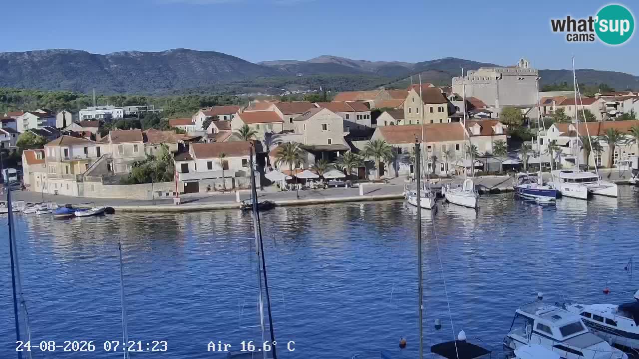 Livecam Vrboska marina | Hvar island | Dalmatia