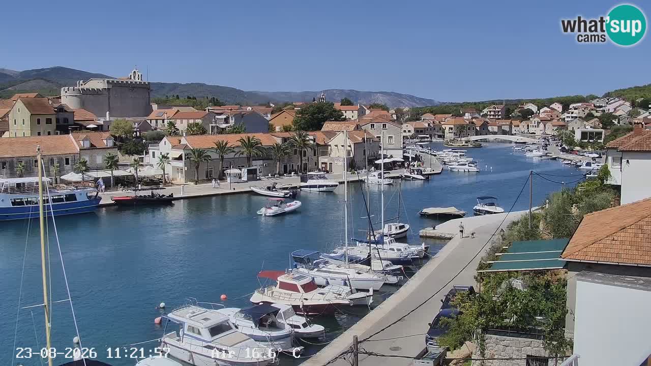 Webcam Vrboska marina | Hvar Insel | Dalmatien