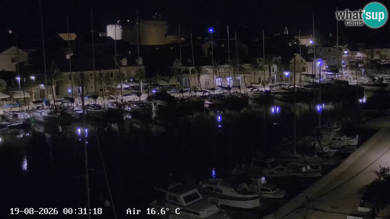 Webcam Vrboska marina | Hvar Insel | Dalmatien