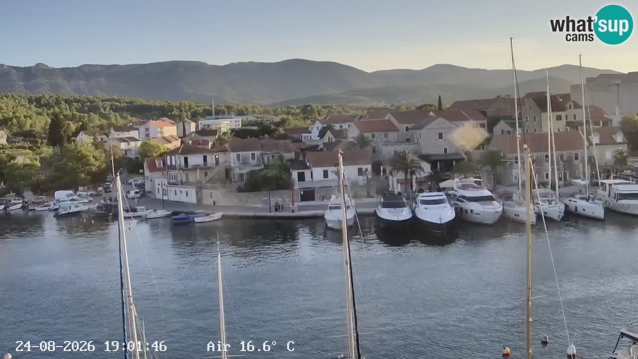 Livecam Hvar Vrboska marina | Île de Hvar | Dalmatia