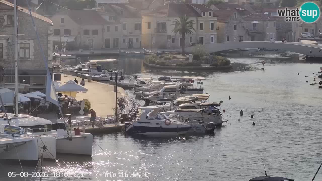 Webcam Vrboska marina | Hvar Insel | Dalmatien
