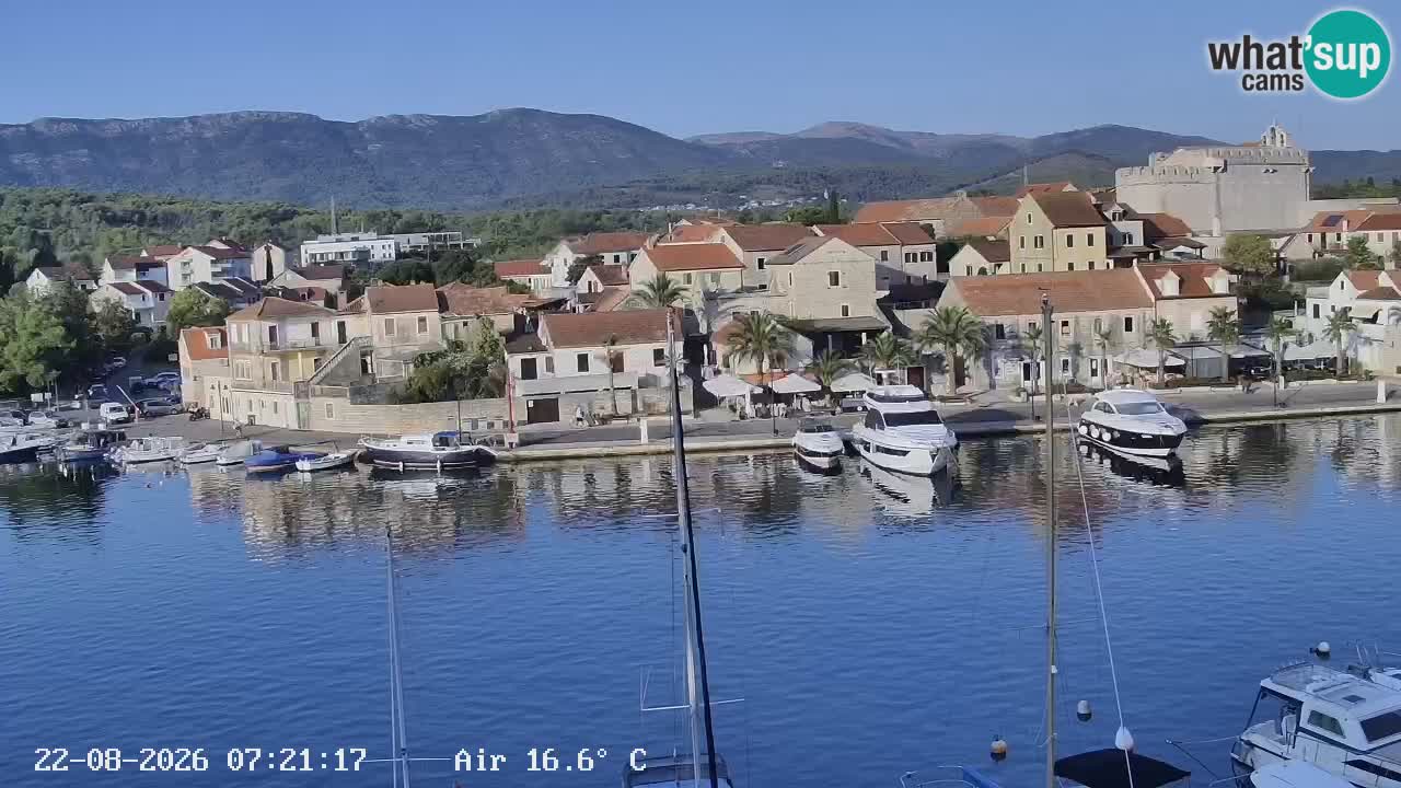 Livecam Vrboska marina | Hvar island | Dalmatia