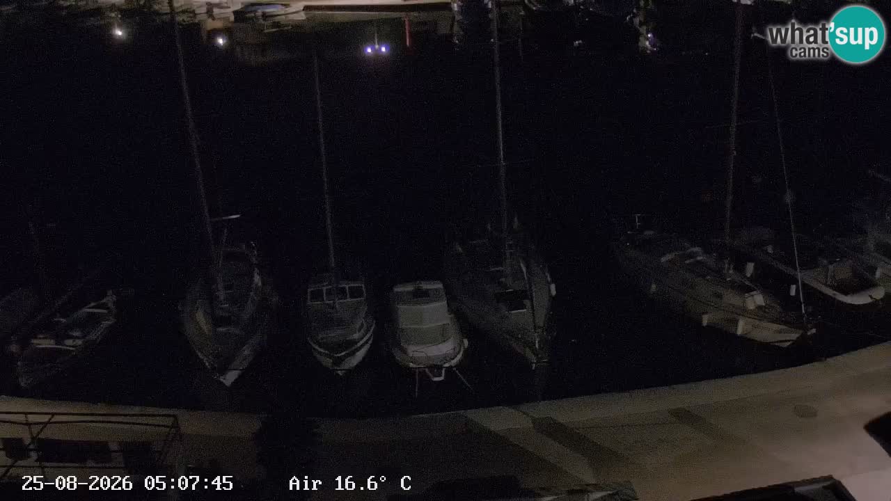 Webcam Vrboska marina | Hvar Insel | Dalmatien
