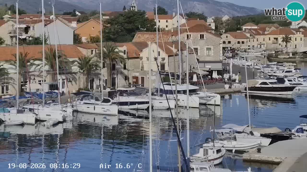 Web kamera Hvar Vrboska marina | otok Hvar | Dalmacija