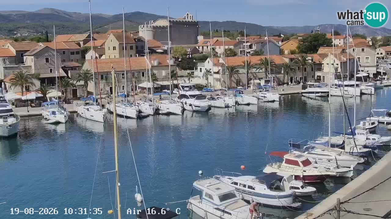 Webcam Vrboska marina | Hvar Insel | Dalmatien
