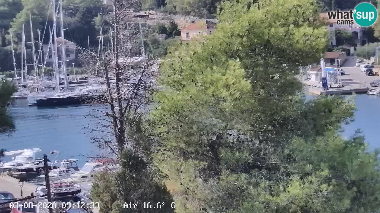 Webcam Vrboska marina | Hvar Insel | Dalmatien