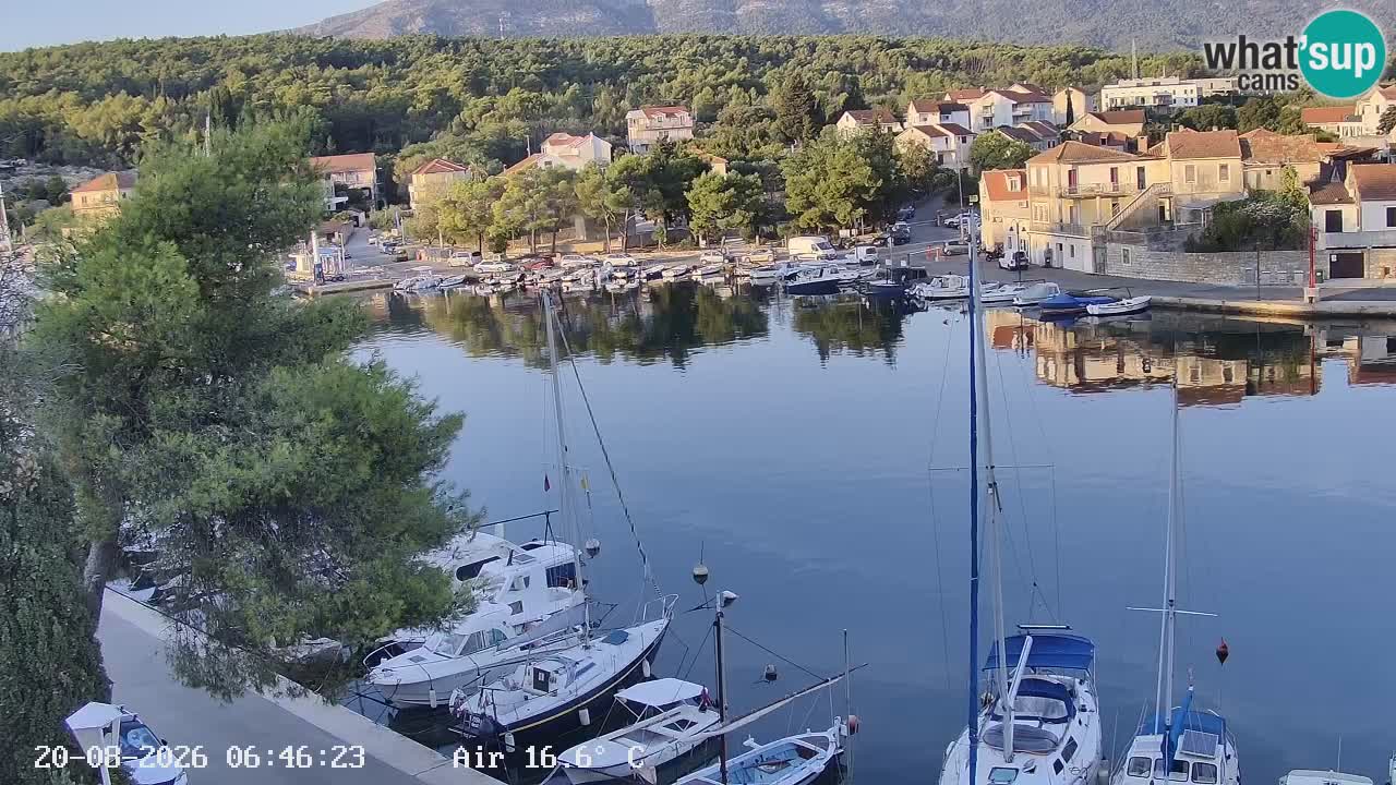 Livecam Vrboska marina | Hvar island | Dalmatia