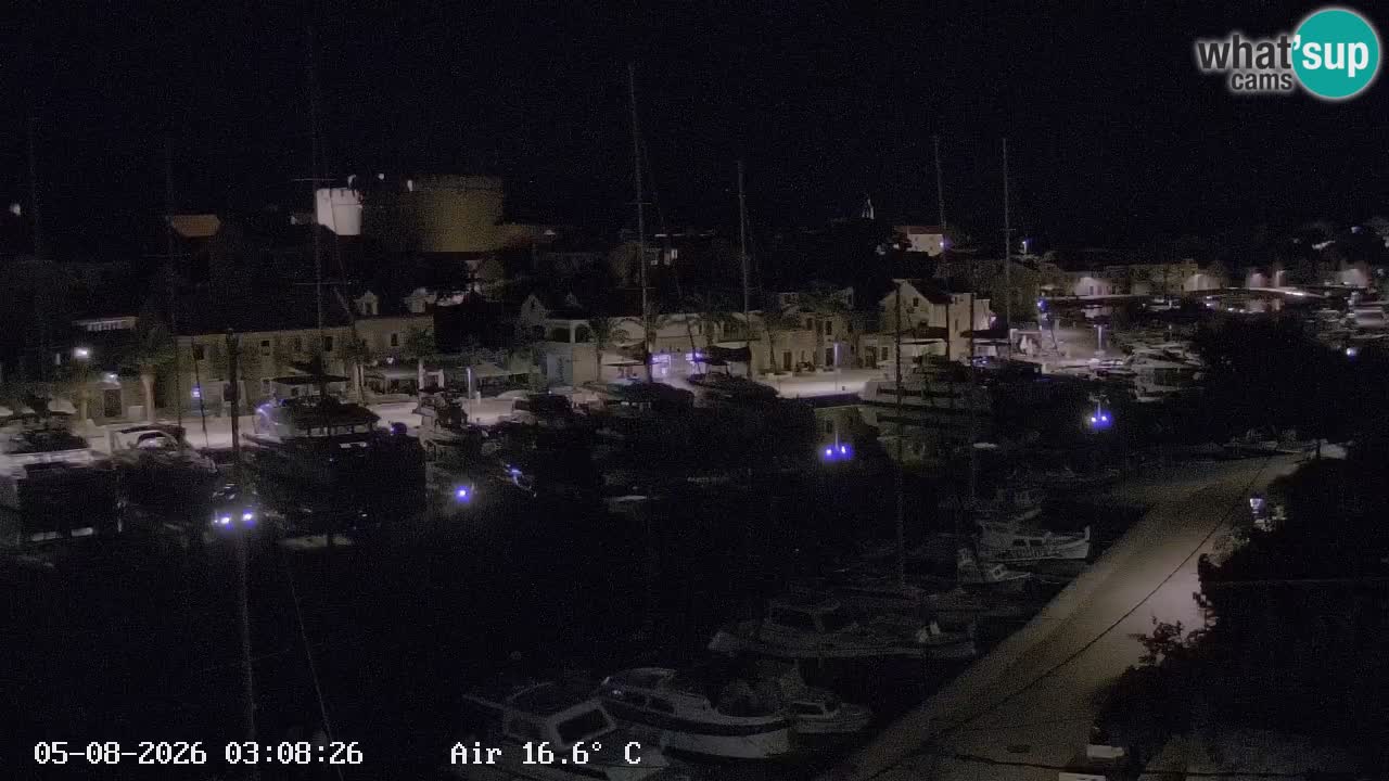 Webcam Vrboska marina | Hvar Insel | Dalmatien