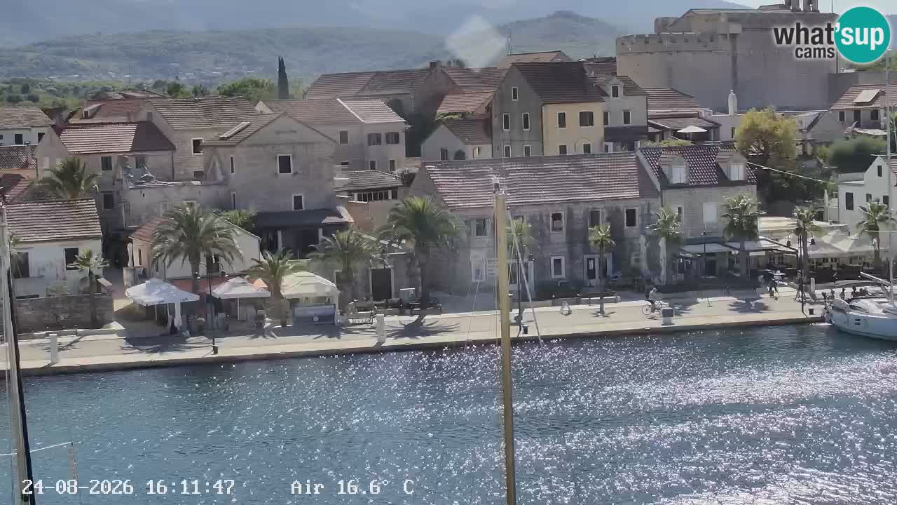 Livecam Vrboska marina | Hvar island | Dalmatia