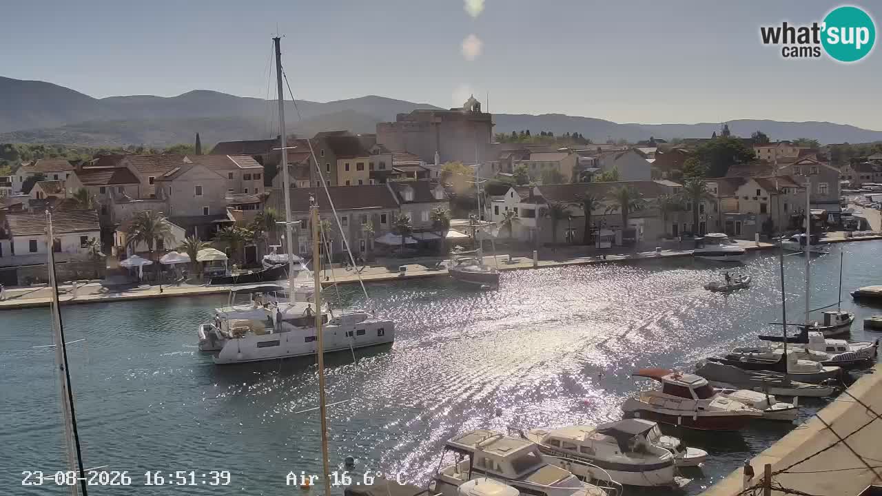 Livecam Vrboska marina | Hvar island | Dalmatia