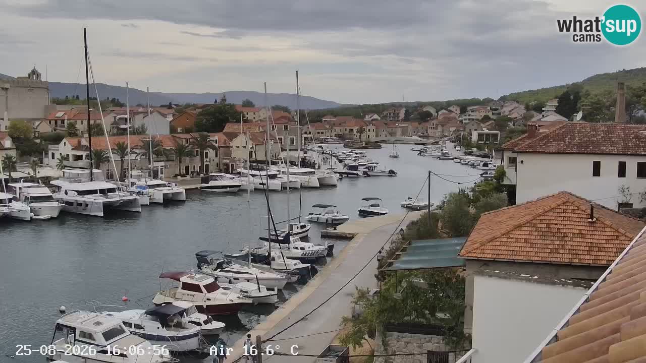 Webcam Hvar Vrboska marina | Dalmazia