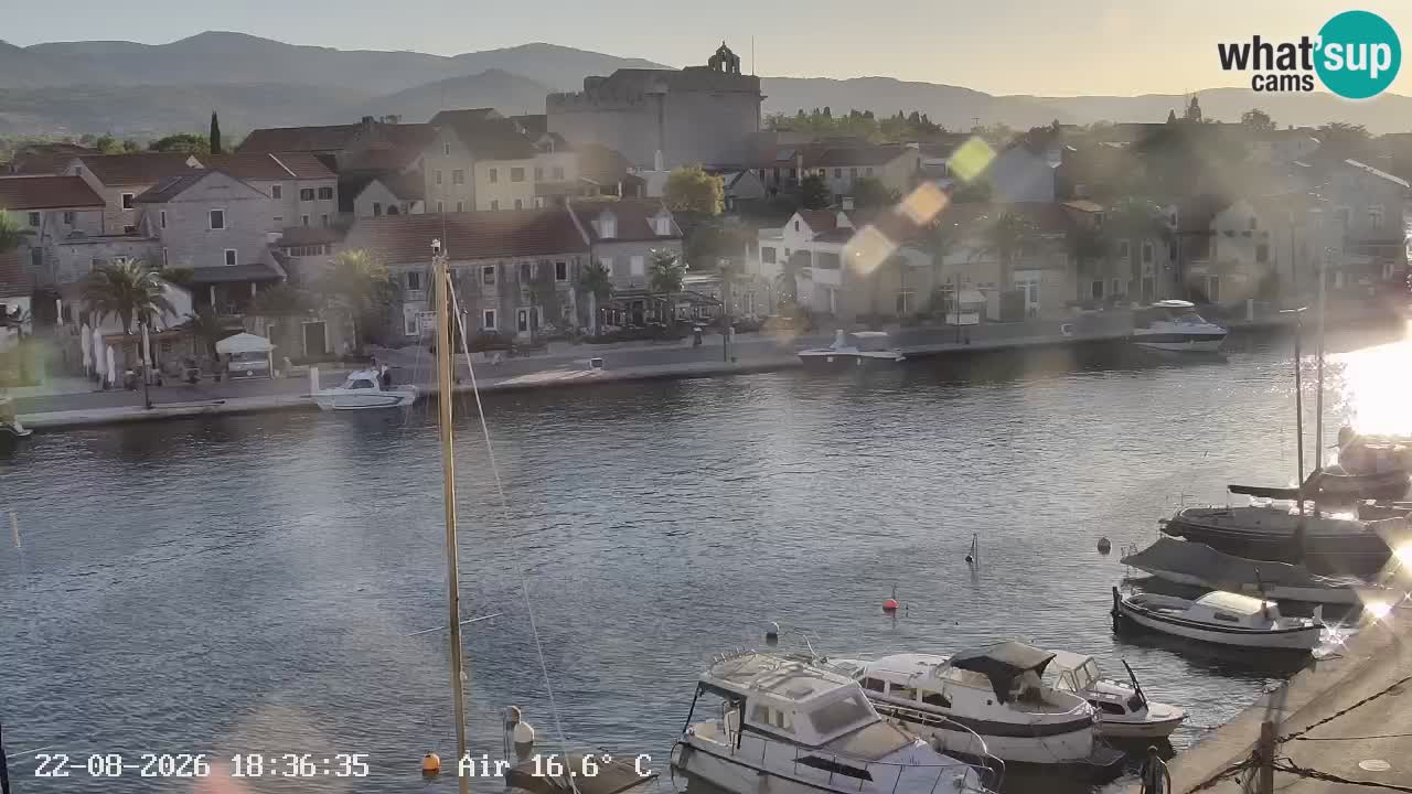 Livecam Hvar Vrboska marina | Île de Hvar | Dalmatia