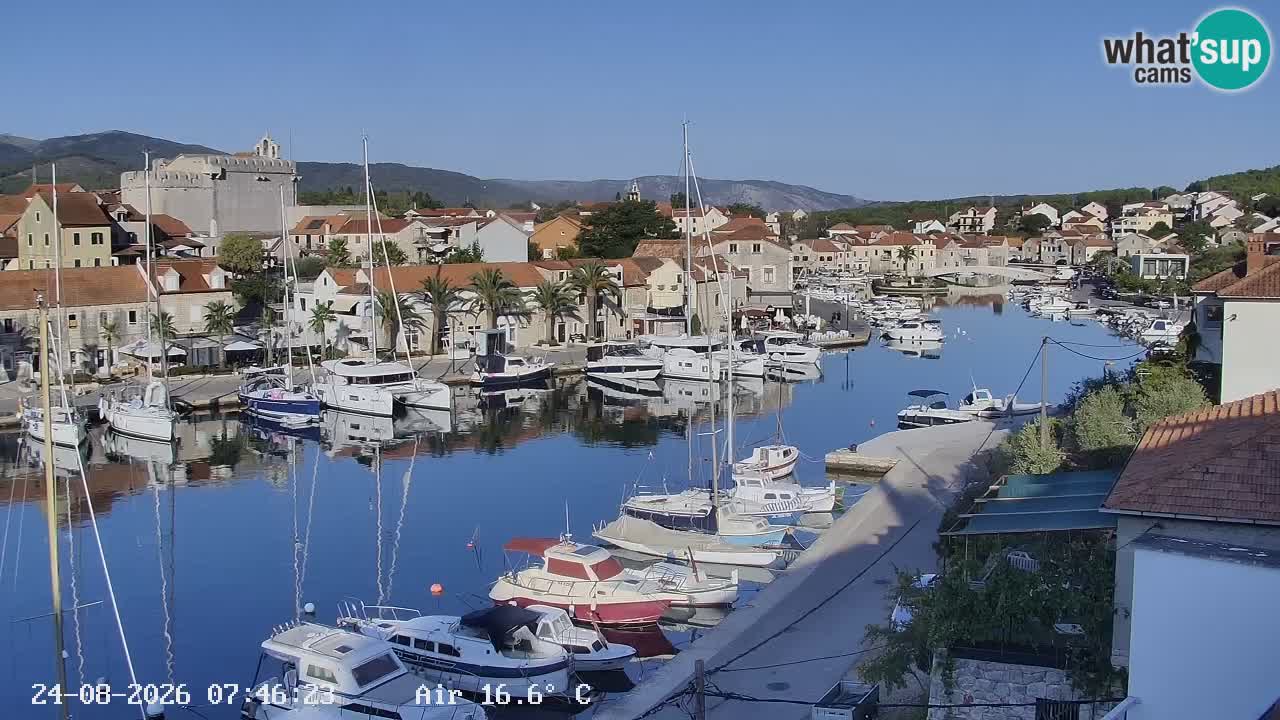 Webcam Vrboska marina | Hvar Insel | Dalmatien
