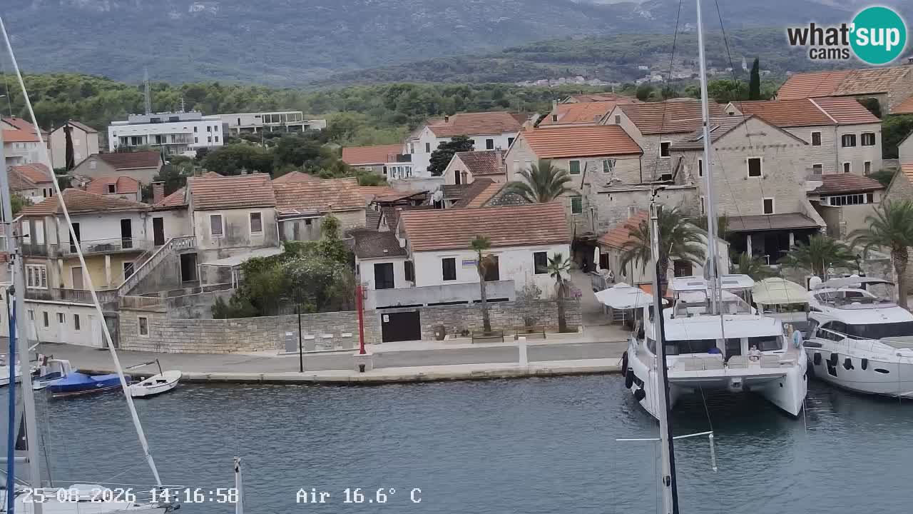 Webcam Vrboska marina | Hvar Insel | Dalmatien